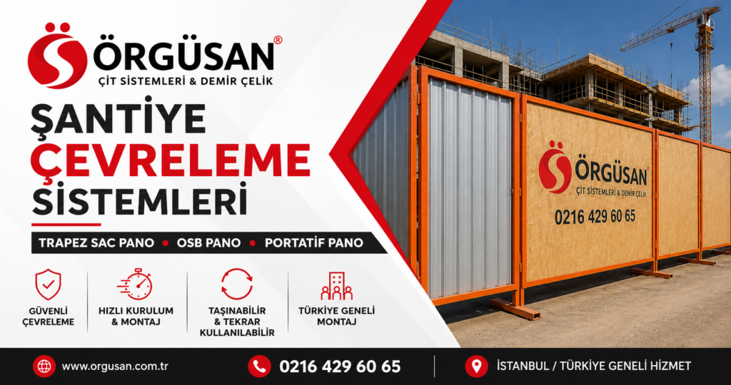 PORTATİF PANO ÇİT