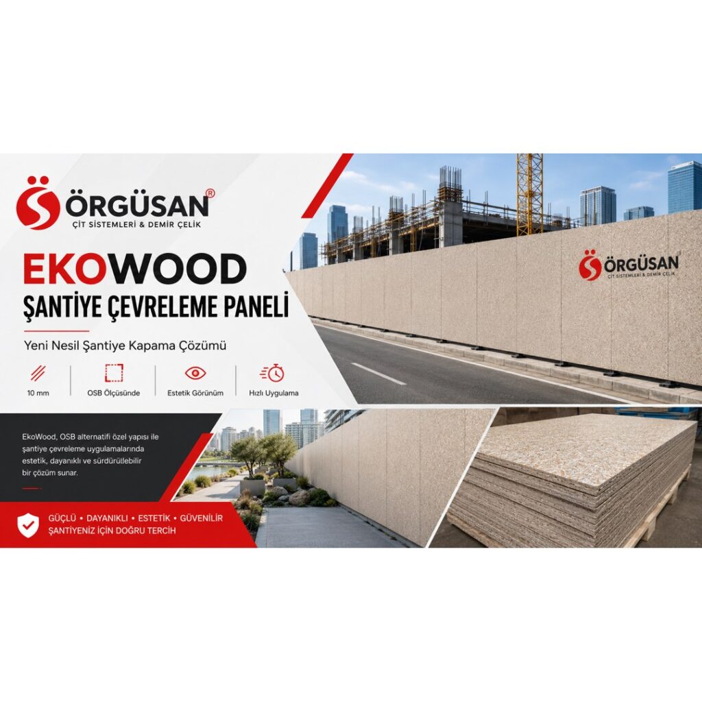 EkoWood Pano | OSB Alternatifi Yeni Nesil Şantiye Paneli